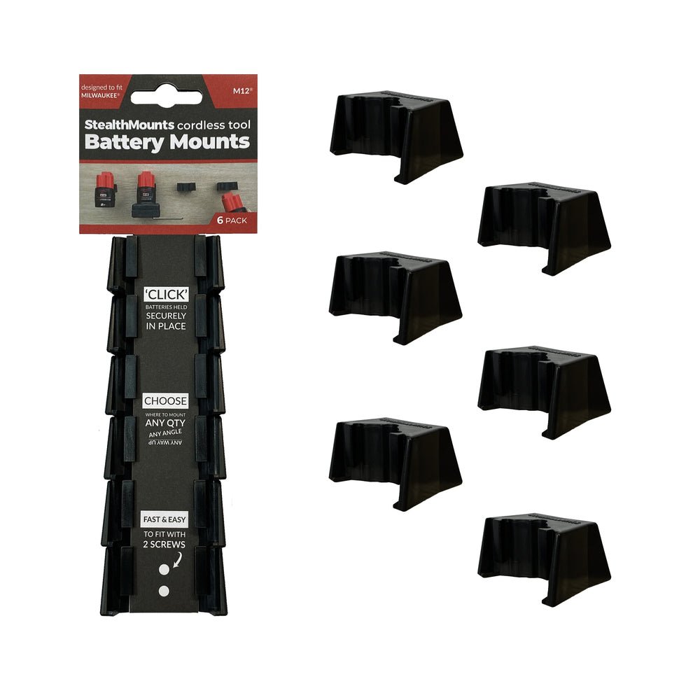 Milwaukee M12 Battery Mounts - BLOWERBAND