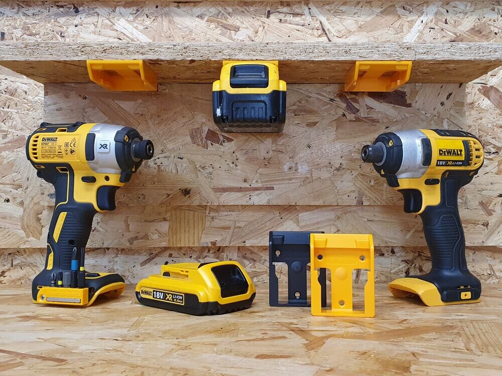 DeWalt 20v/60v Battery Mounts