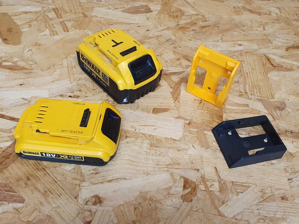 DeWalt 20v/60v Battery Mounts